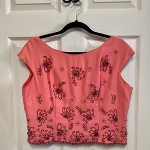1960’s vintage beaded party top